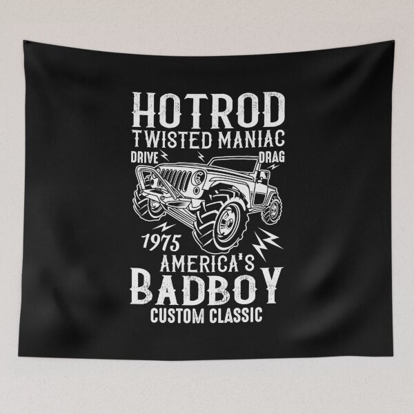 Item preview, Retro 1975 Off Road 4x4 Hot Rod - Vintage America Bad Boy Custom Classic Truck designed and sold by 1001T-Shirt.