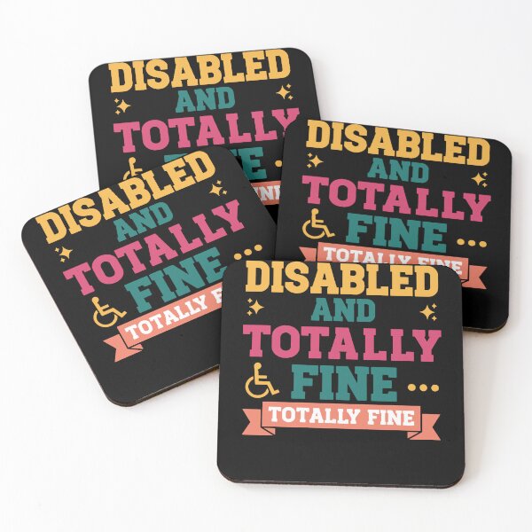 Item preview, Disability Awareness Disabled And Totally Fine designed and sold by LuminOrb.