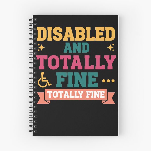 Item preview, Disability Awareness Disabled And Totally Fine designed and sold by LuminOrb.