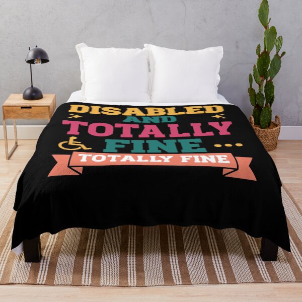 Item preview, Disability Awareness Disabled And Totally Fine designed and sold by LuminOrb.