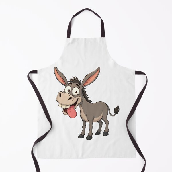 Item preview, Goofy Cartoon Donkey With Tongue Out designed and sold by madebysiwa.