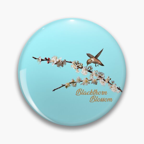 Item preview, SPRING TIME, HUMMINGBIRD, BLACKTHORN, BLOSSOMS, BIRDS designed and sold by classic car craze.
