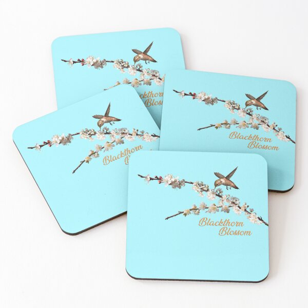 Item preview, SPRING TIME, HUMMINGBIRD, BLACKTHORN, BLOSSOMS, BIRDS designed and sold by classic car craze.