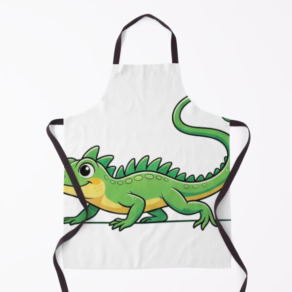 Item preview, Playful Iguana Cartoon Reptile Illustration designed and sold by HoneyBreezeCo.