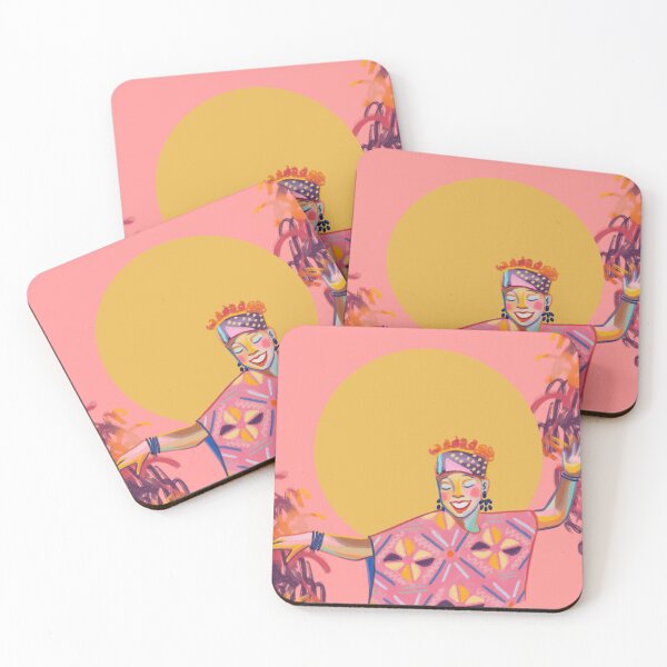 Item preview, Joyful African Dance - Vibrant Cultural Woman Illustration designed and sold by samahl_l.