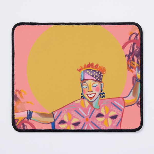 Item preview, Joyful African Dance - Vibrant Cultural Woman Illustration designed and sold by samahl_l.