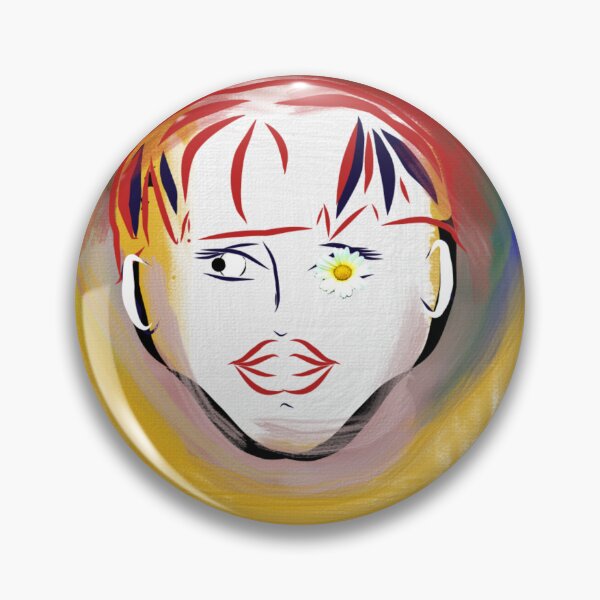 Item preview, Color Outside the Lines – Abstract Artistic Face Illustration designed and sold by ChiaraPagani.