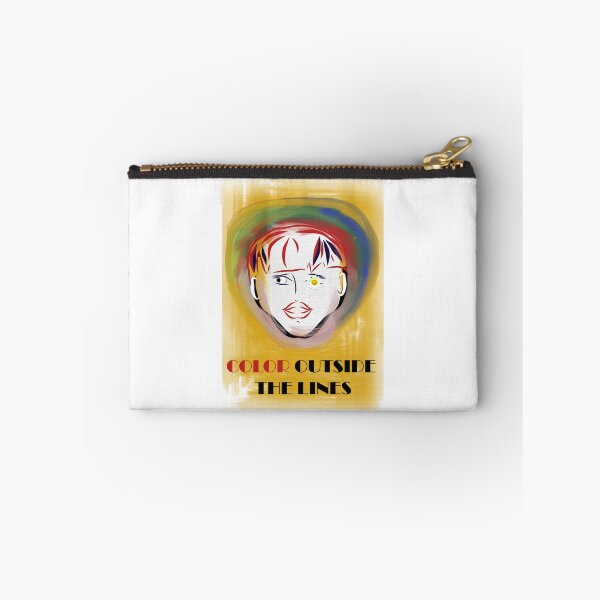 Item preview, Color Outside the Lines – Abstract Artistic Face Illustration designed and sold by ChiaraPagani.