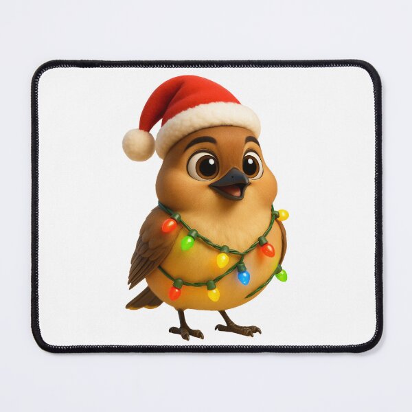 Item preview, Christmas Cedar Waxwing designed and sold by Sillytoe.