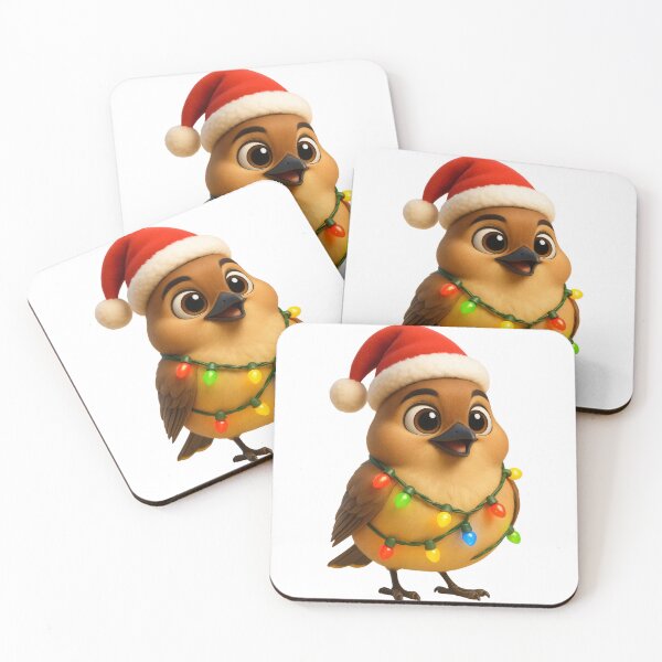Item preview, Christmas Cedar Waxwing designed and sold by Sillytoe.