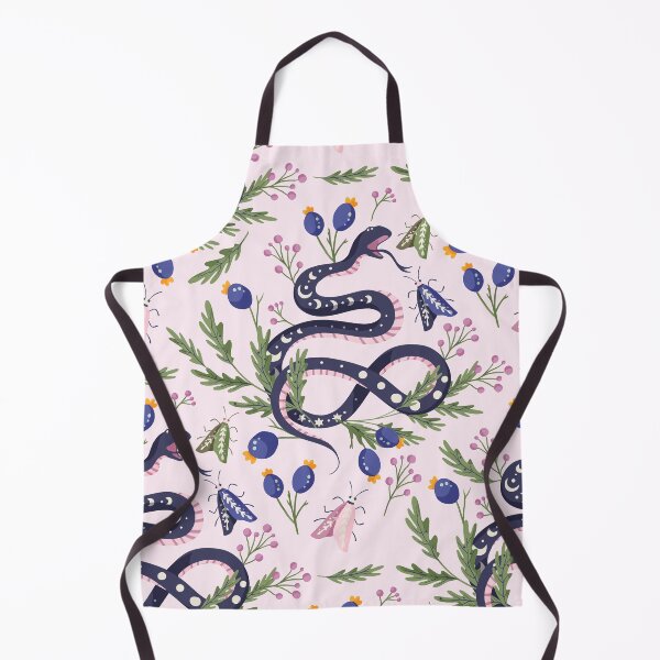 Item preview, Celestial Snake Moth Botanical Pattern designed and sold by BetOova.