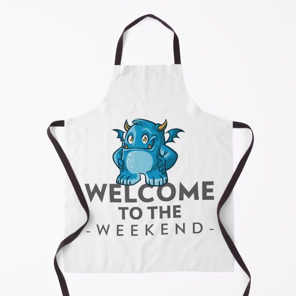 Item preview, Welcome to the Weekend with blue Monster designed and sold by Noydee Red Salavan.
