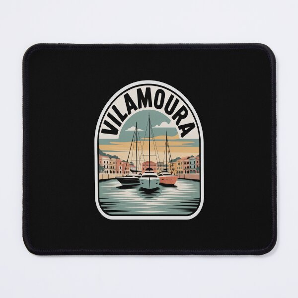 Item preview, Vilamoura Retro Sticker – Algarve Portugal Vintage Marina Travel Art designed and sold by stickercuffs.