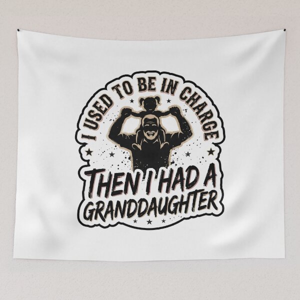 Item preview, I Used To Be In Charge Until My Granddaughter Funny Grandpa Vintage Humor designed and sold by get55shirt.