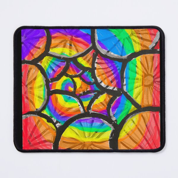 Item preview, Spiral Rainbow Bicycle Wheel Pattern designed and sold by DancingCreek.