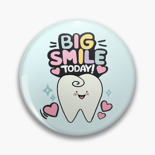 Item preview, Big Smile Today Tooth Sticker - Cute Dental Reward for Kids, Dentist Gift designed and sold by karolaart.