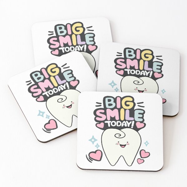 Item preview, Big Smile Today Tooth Sticker - Cute Dental Reward for Kids, Dentist Gift designed and sold by karolaart.