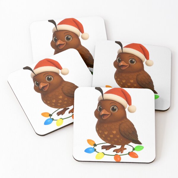 Item preview, Christmas Chestnut Wood Quail designed and sold by Sillytoe.