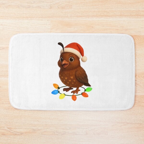 Item preview, Christmas Chestnut Wood Quail designed and sold by Sillytoe.