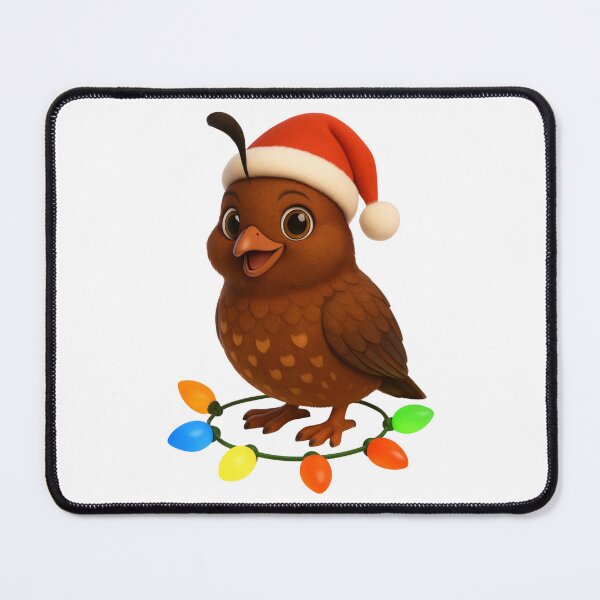 Item preview, Christmas Chestnut Wood Quail designed and sold by Sillytoe.