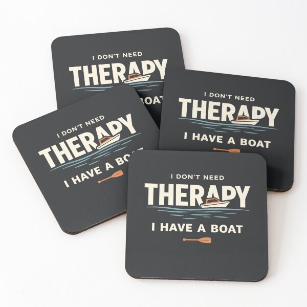 Item preview, I Don’t Need Therapy I Have a Boat designed and sold by ArtHavenDesign.