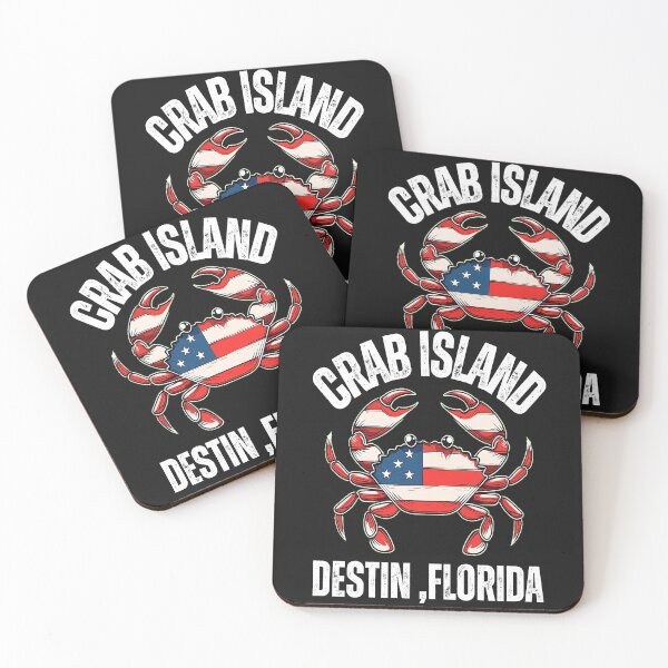 Item preview, Crab Island  Destin Florida FL summer vacation souvenir  designed and sold by erozzz.