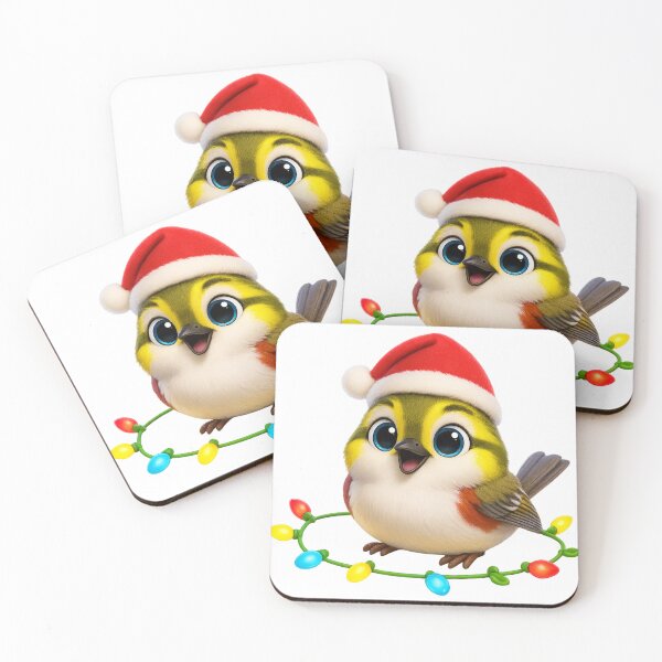 Item preview, Christmas Chestnut-Sided Warbler designed and sold by Sillytoe.