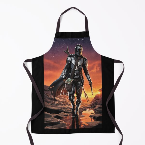 Item preview, Mandalorian and Grogu Cinematic Desert Walk Fan Art designed and sold by KAYAPO.
