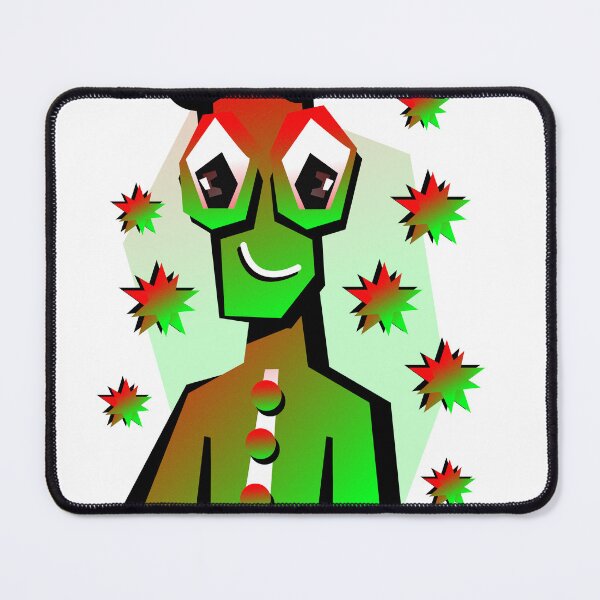 Item preview, Cool Vibing Neon Geometric cartoorn Smiling Stars - Abstract Polygon Art designed and sold by The Nomadic Designs.
