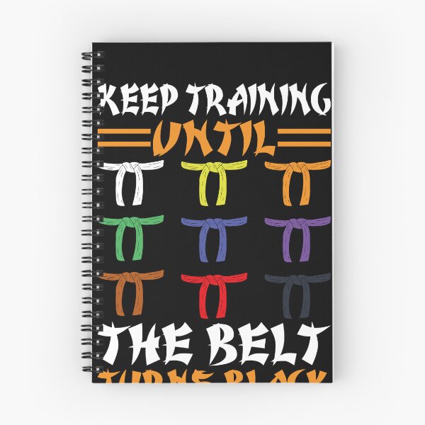 Item preview, Keep Training Until The Belt Turns Black Martial Arts Black Belt Journey designed and sold by PopStars1993.