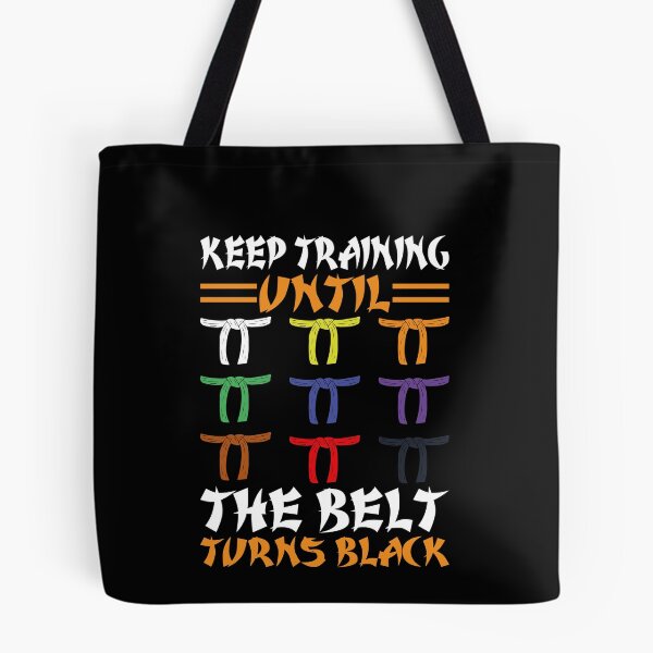 Item preview, Keep Training Until The Belt Turns Black Martial Arts Black Belt Journey designed and sold by PopStars1993.