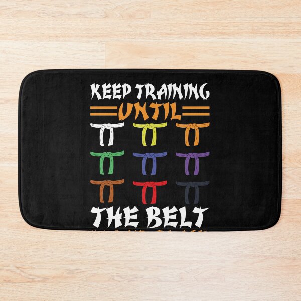 Item preview, Keep Training Until The Belt Turns Black Martial Arts Black Belt Journey designed and sold by PopStars1993.