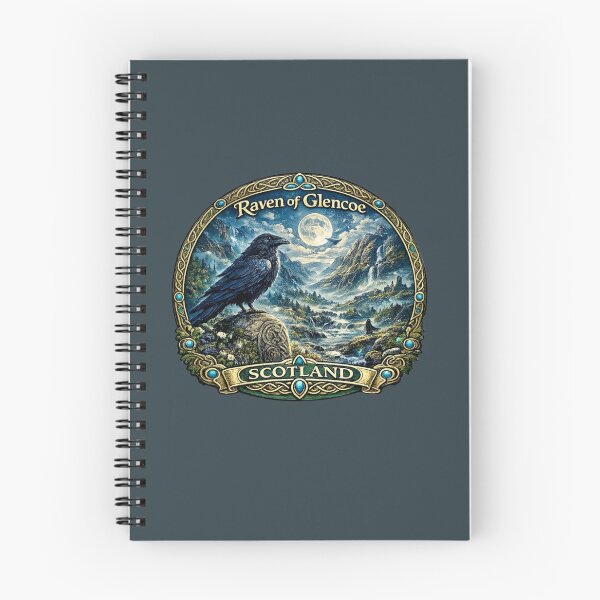 Item preview, Raven of Glencoe Scotland designed and sold by Myra365Art.
