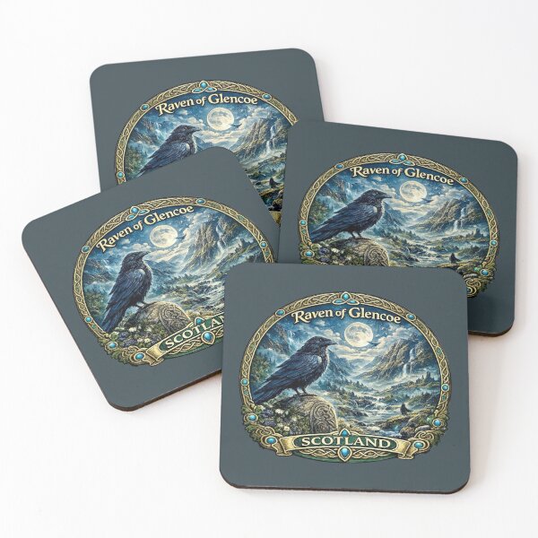 Item preview, Raven of Glencoe Scotland designed and sold by Myra365Art.