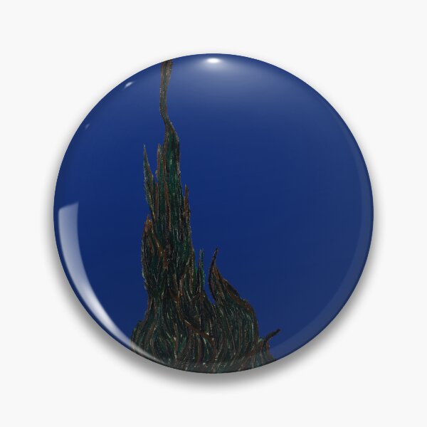 Item preview, Starry Night Cypress Cutout – Van Gogh Inspired Famous Painting Detail designed and sold by EmeraldeaArt.