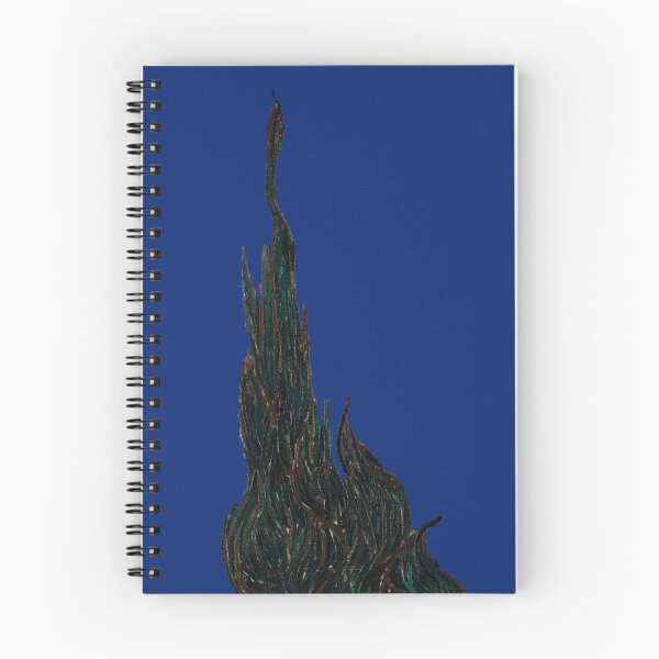 Item preview, Starry Night Cypress Cutout – Van Gogh Inspired Famous Painting Detail designed and sold by EmeraldeaArt.