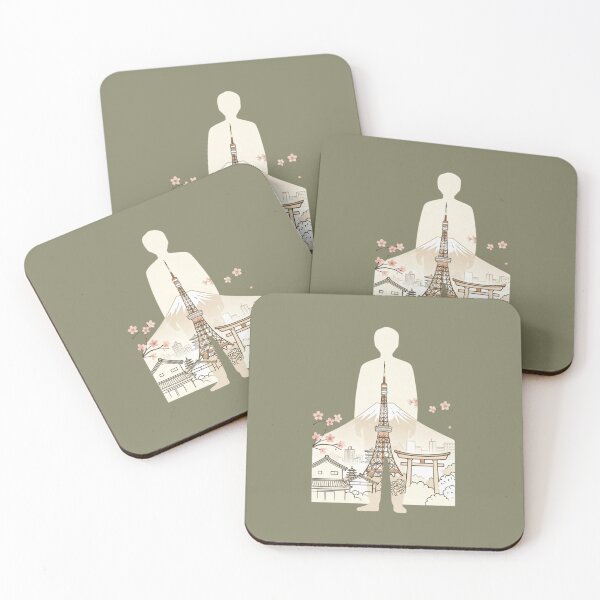 Item preview, Minimalist Japanese Hometown Illustration – Mount Fuji Line Art Design designed and sold by gluxdesing.