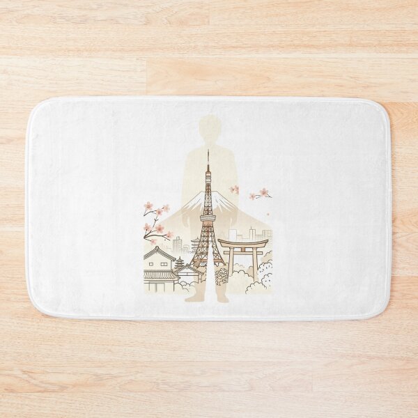 Item preview, Minimalist Japanese Hometown Illustration – Mount Fuji Line Art Design designed and sold by gluxdesing.
