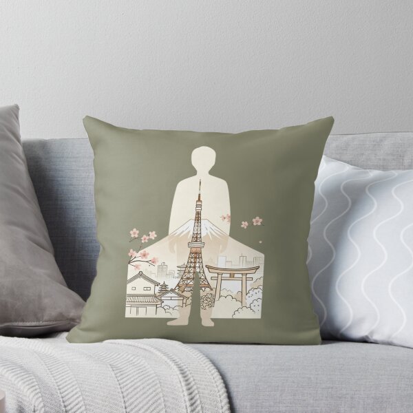 Item preview, Minimalist Japanese Hometown Illustration – Mount Fuji Line Art Design designed and sold by gluxdesing.