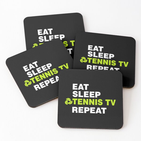 Item preview, Eat Sleep Tennis TV Repeat designed and sold by moabeArtistic.