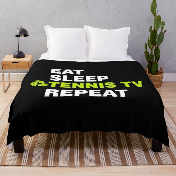 Item preview, Eat Sleep Tennis TV Repeat designed and sold by moabeArtistic.