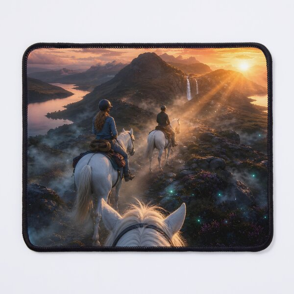 Item preview, Horse Trail Ride in the Highlands designed and sold by LisaMise.