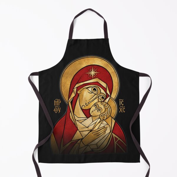 Item preview, Sacred Mother Icon — Byzantine Madonna & Child Luxury Streetwear Design designed and sold by Sanctum Icons.