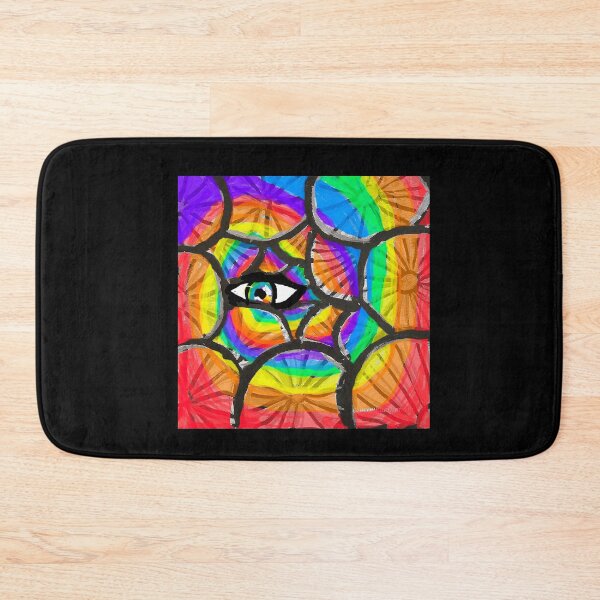 Item preview, Eye Spiral Rainbow Bicycle Wheel Pattern designed and sold by DancingCreek.