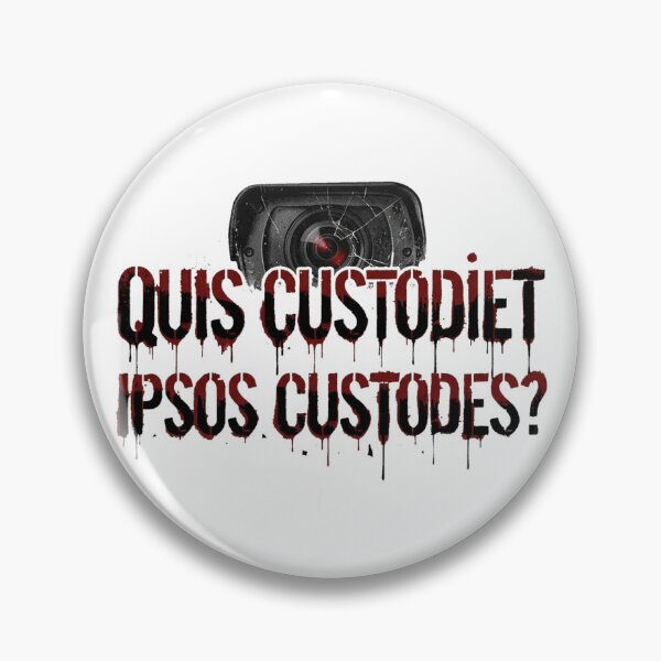 Item preview, Cyberpunk Graffiti Quis Custodiet Ipsos Custodes designed and sold by DuckOddity.