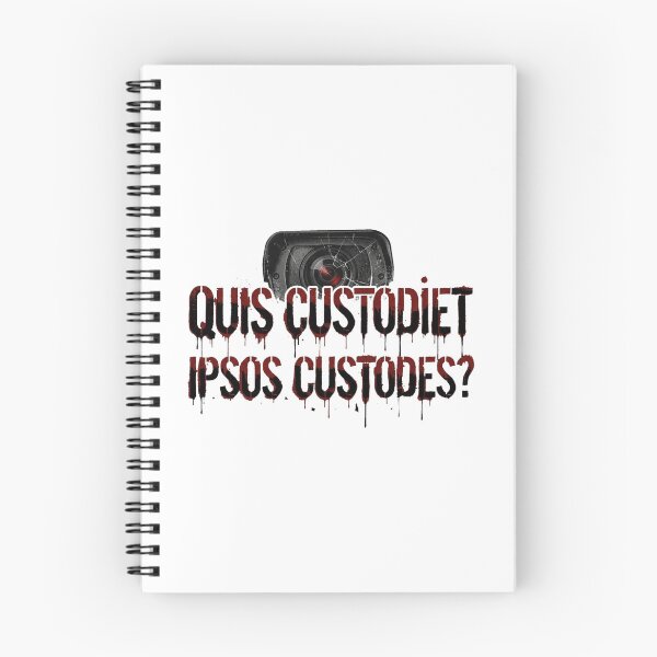 Item preview, Cyberpunk Graffiti Quis Custodiet Ipsos Custodes designed and sold by DuckOddity.
