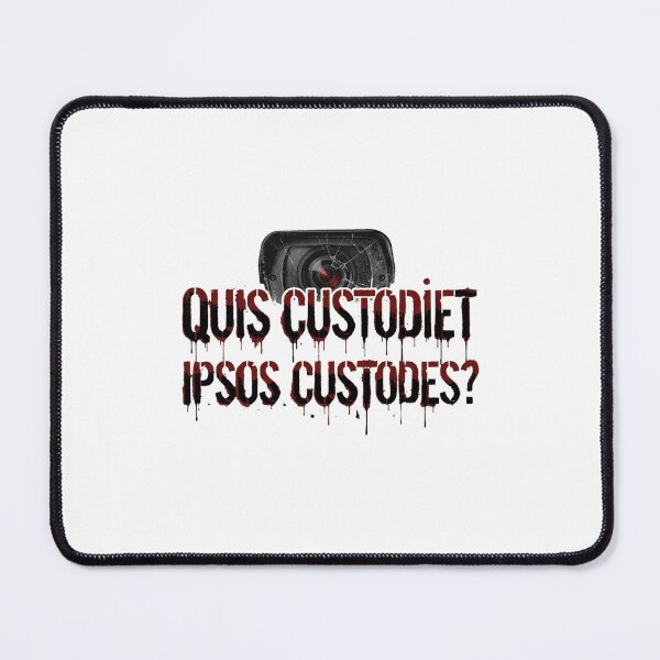 Item preview, Cyberpunk Graffiti Quis Custodiet Ipsos Custodes designed and sold by DuckOddity.