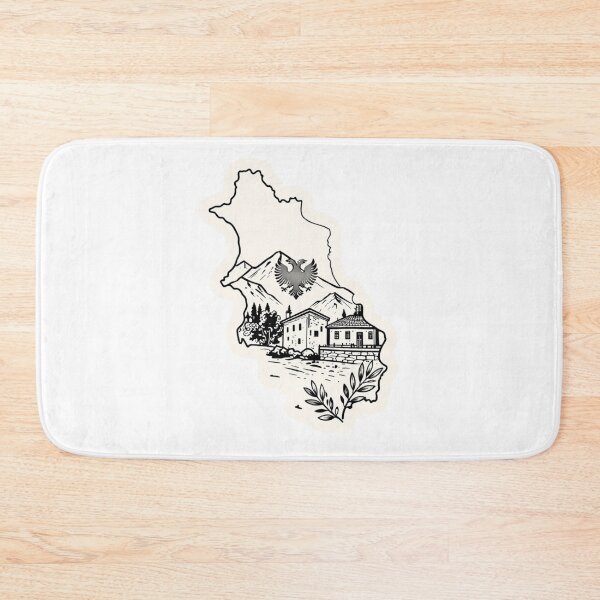 Item preview, Minimalist Albanian Heritage Design – Albania Silhouette Vector Art designed and sold by gluxdesing.
