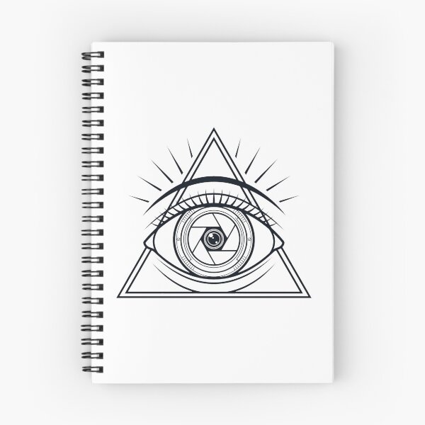 Item preview, Minimalist Security Camera All Seeing Eye Symbol designed and sold by DuckOddity.