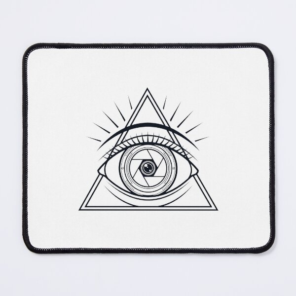 Item preview, Minimalist Security Camera All Seeing Eye Symbol designed and sold by DuckOddity.